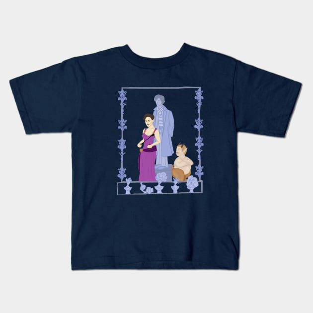 Shercules Kids T-Shirt by KataMartArt